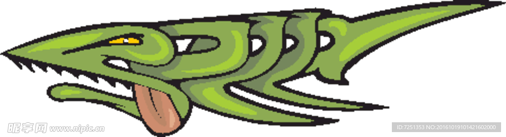 矢量欧美创意涂鸦色彩图案