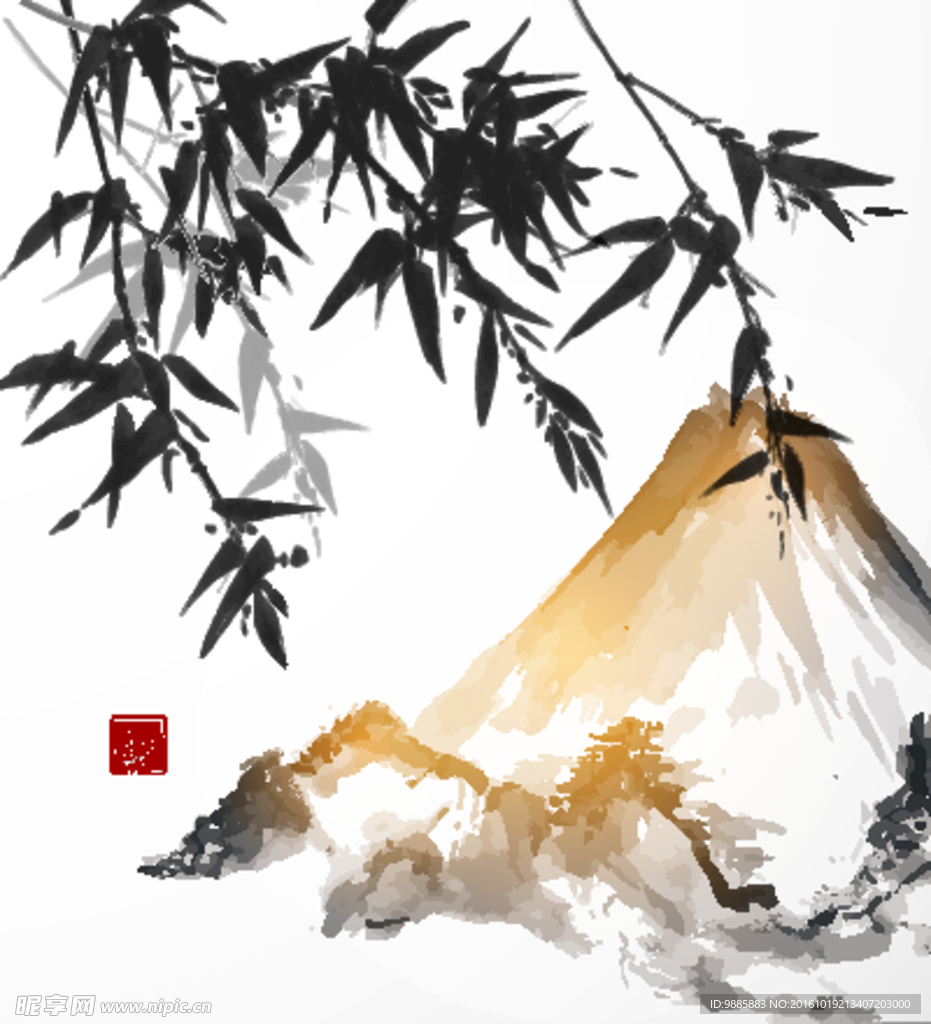 水墨画
