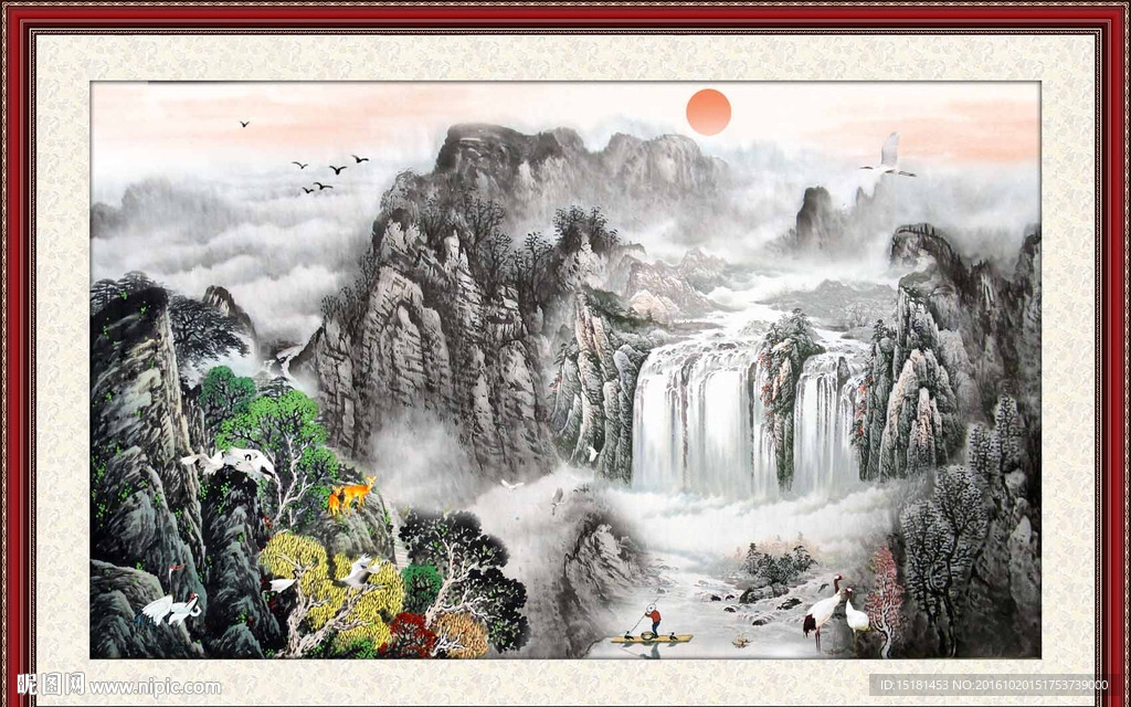 山水国画