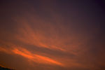 夕阳唯美天空图