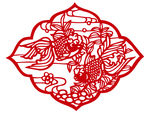 传统图案金鱼窗花
