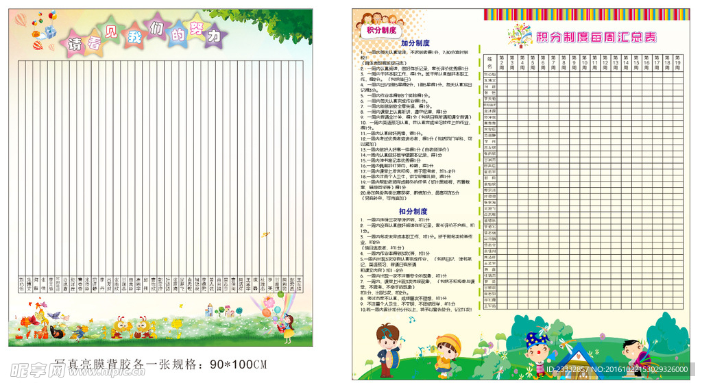 小学积分制度