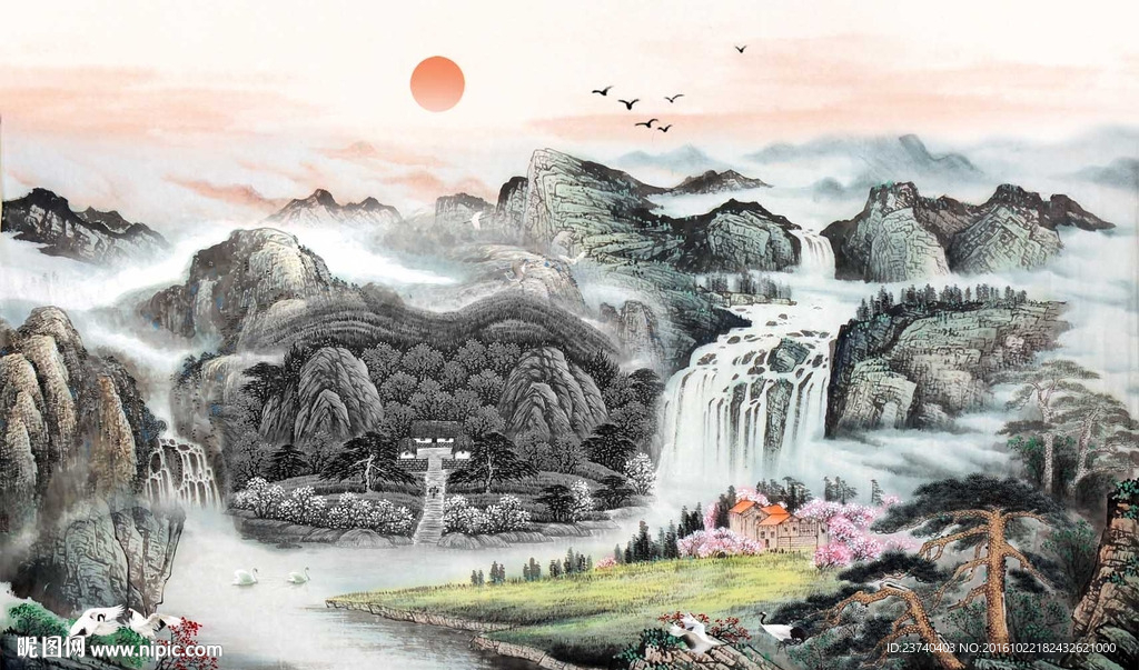 大型背景墙