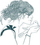 美女插画