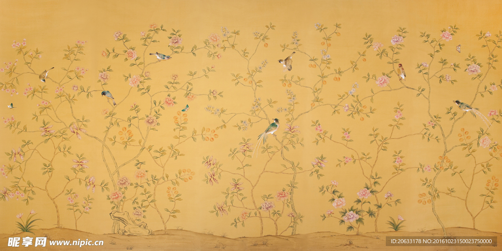 工笔花鸟画