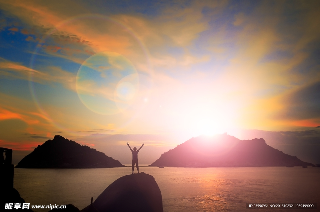 海上的夕阳