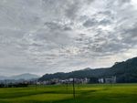 乡村田野的天空