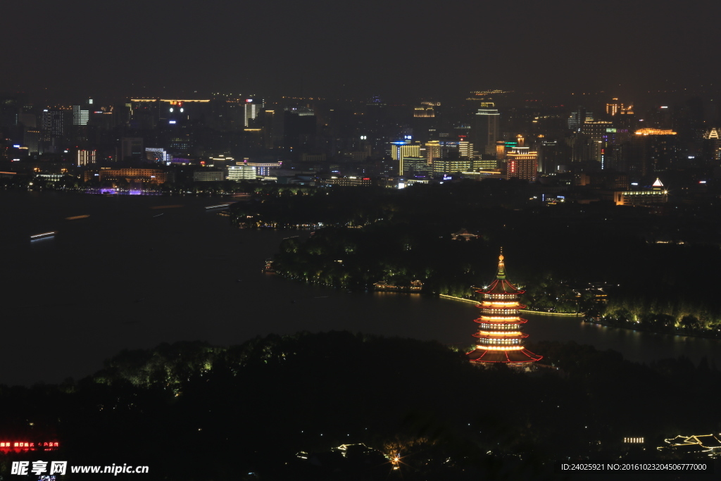 西湖夜景