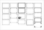 边框镜框矢量素材