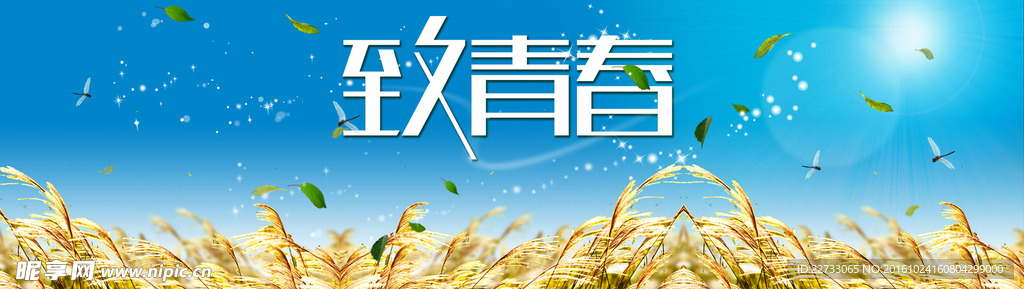 致青春背景