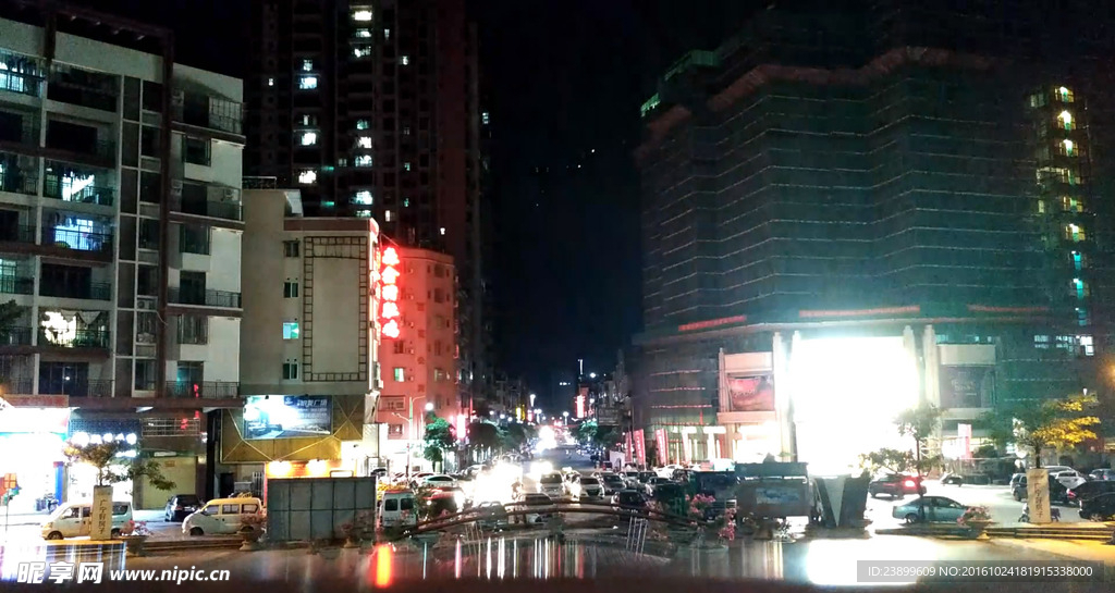 城市夜景 延时摄影
