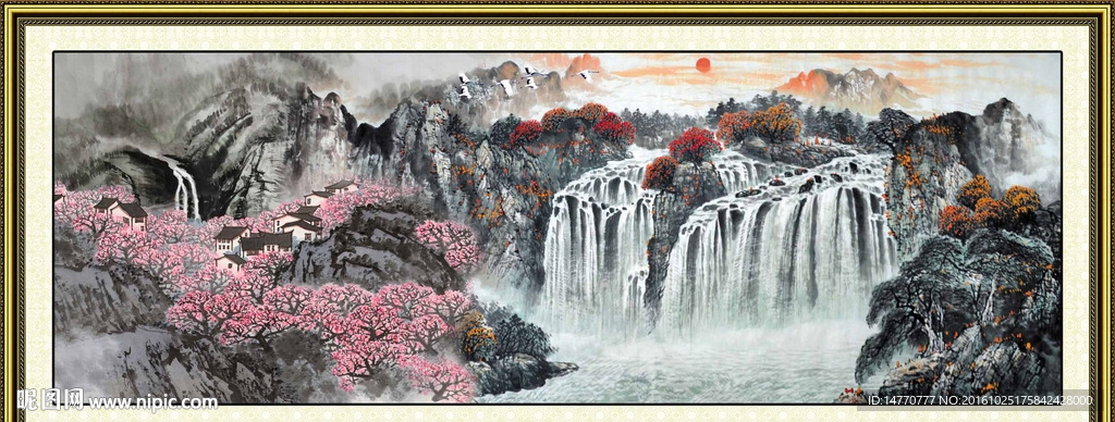 国画山水