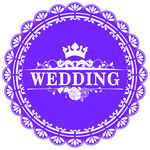 紫色婚礼logo