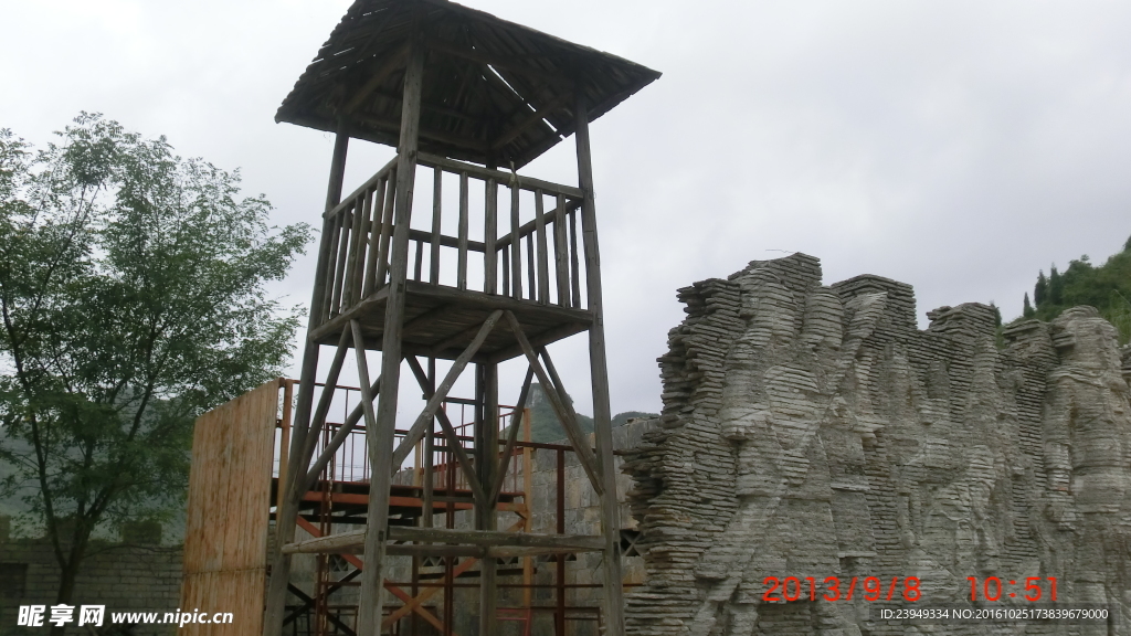 百年屯堡的瞭望塔