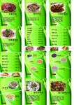 菜品12张灯箱片