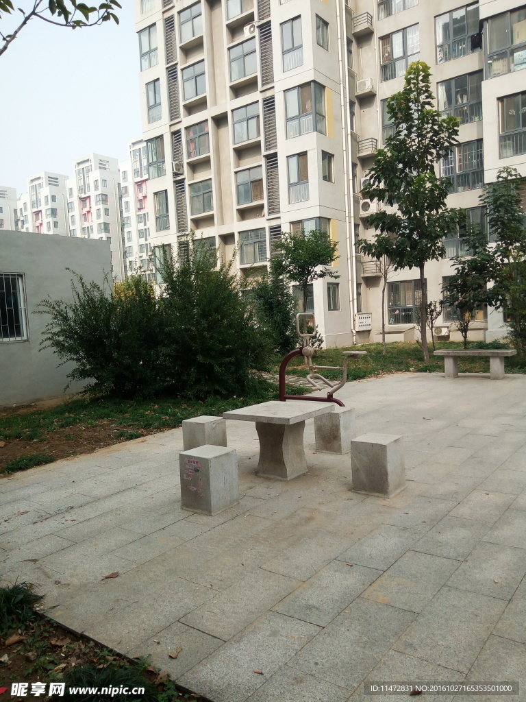 小区景色