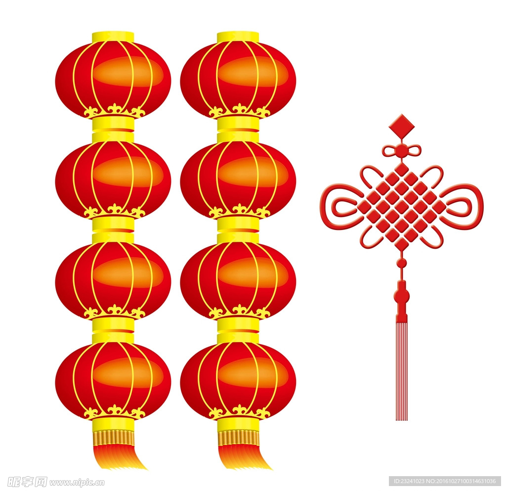 新年灯笼 中国结