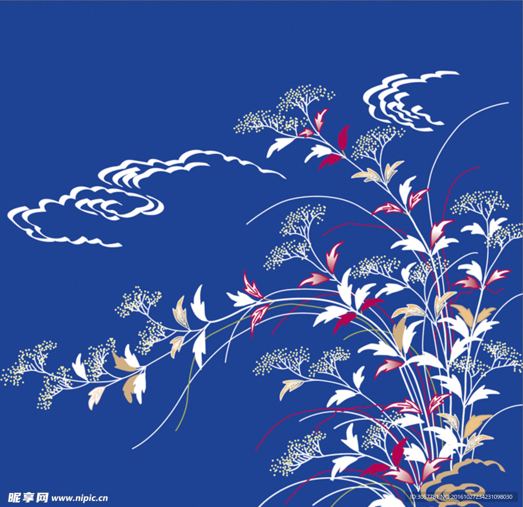 日式花纹图片