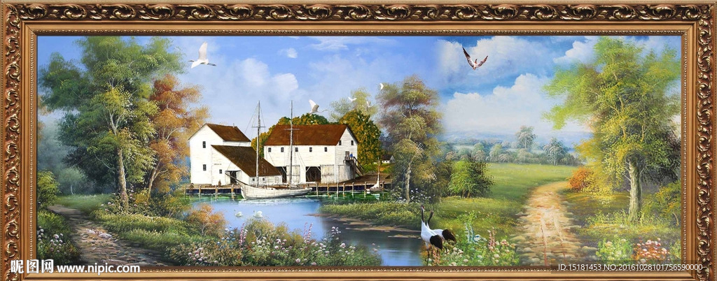 风景油画