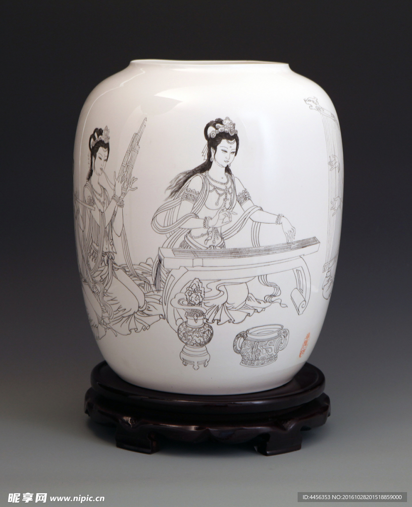 高清刻瓷 刻瓷 刻瓷艺术 名家