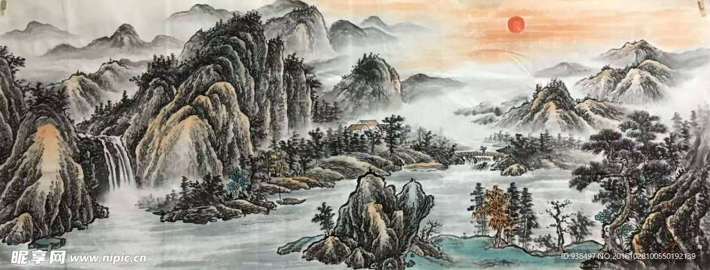 国画山水画