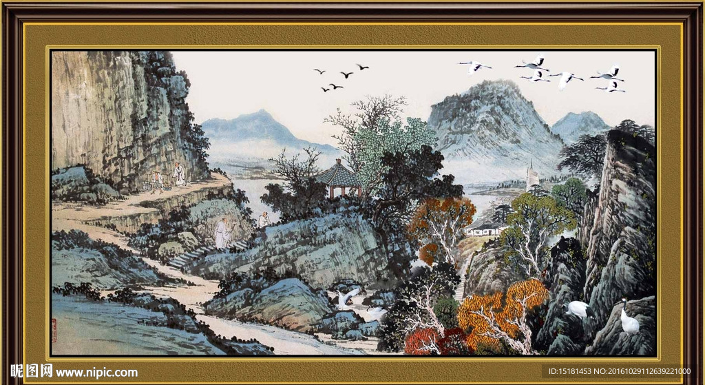 国画山水