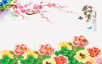 花开富贵牡丹花卉素材