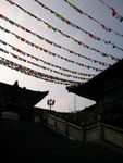 寺庙经幡风马旗