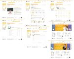 红色棕黄色儿童学习健康辅导网站