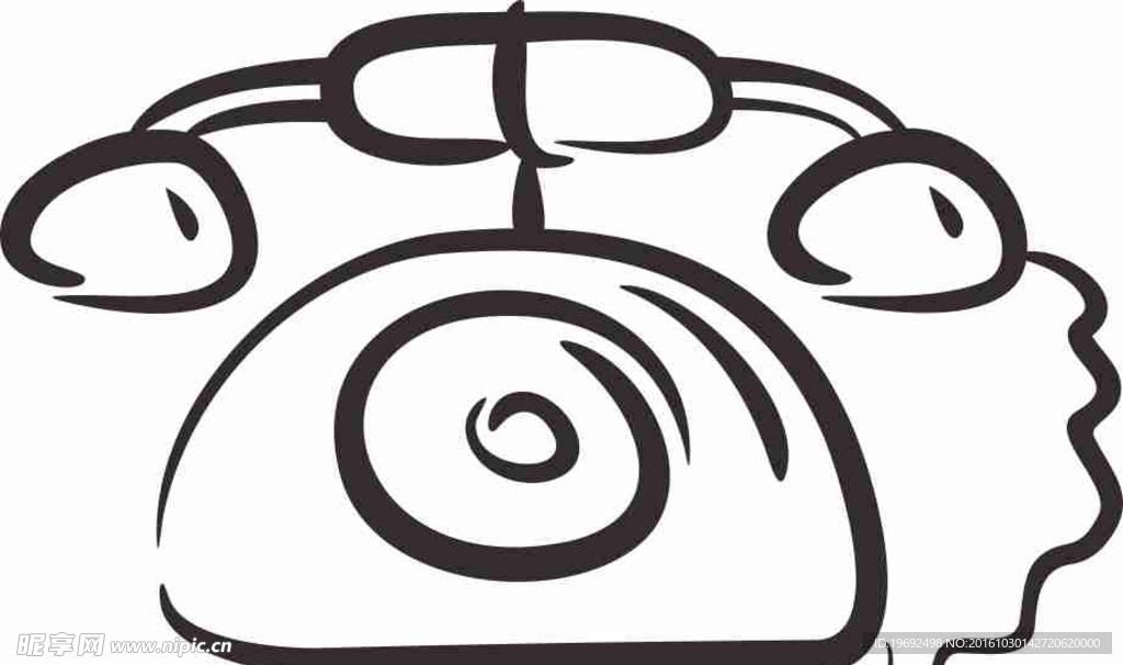 矢量图  手绘 线条图 卡通