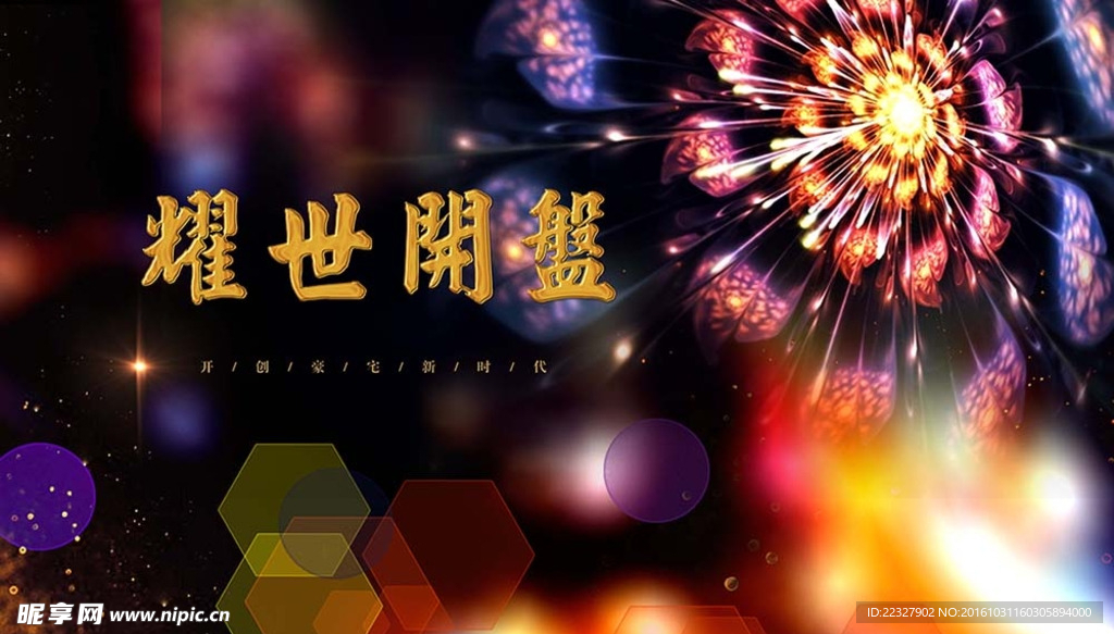 房地产开盘背景