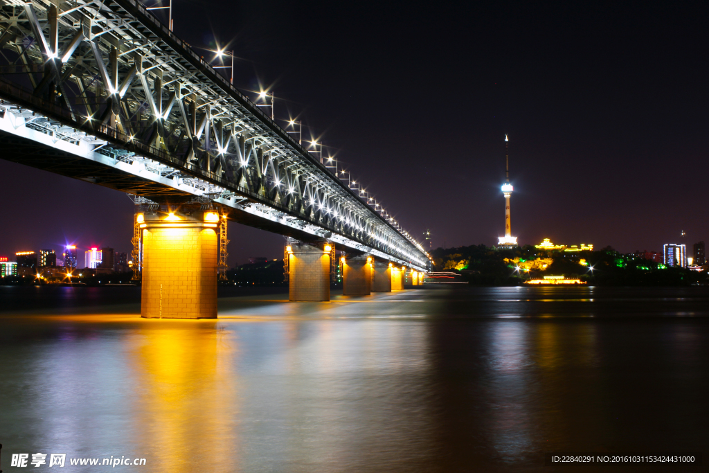 长江大桥夜景