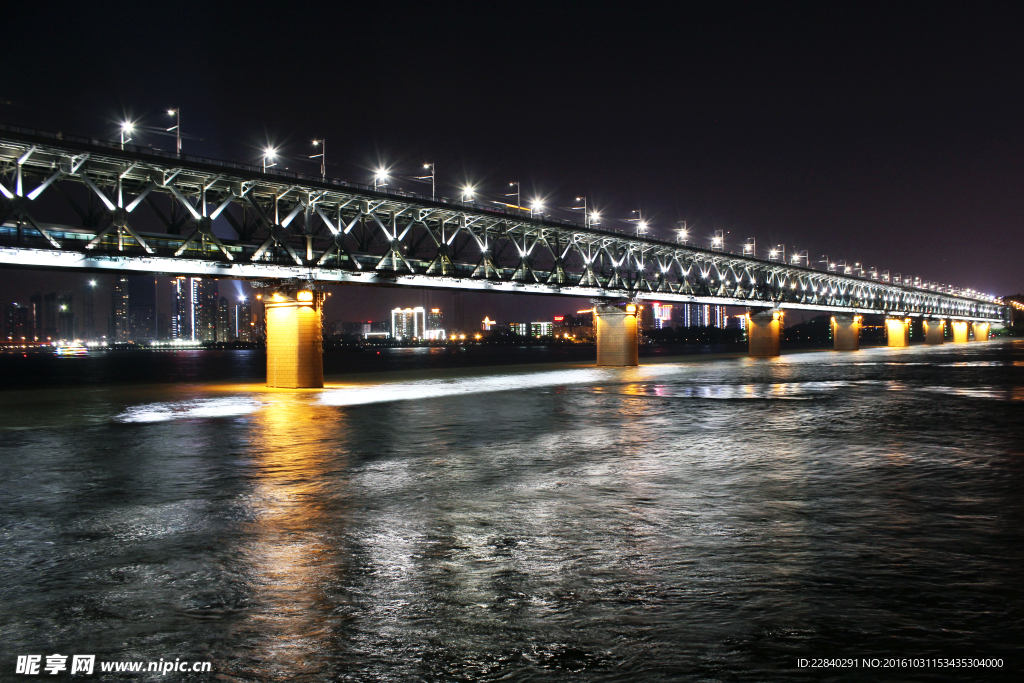 长江大桥夜景