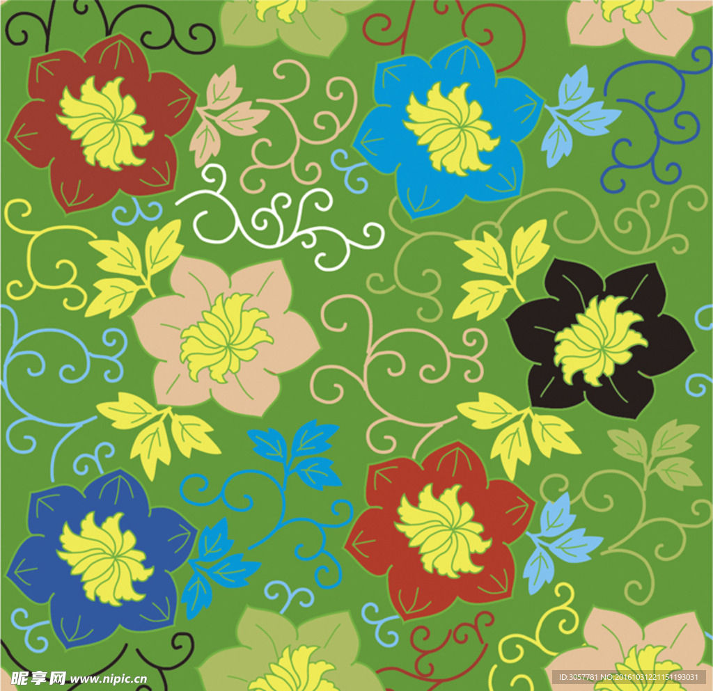 日是时尚风格底纹