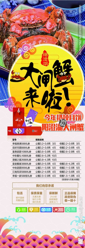 螃蟹海报