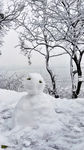 西湖雪景 雪人