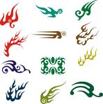 古典花纹 火焰