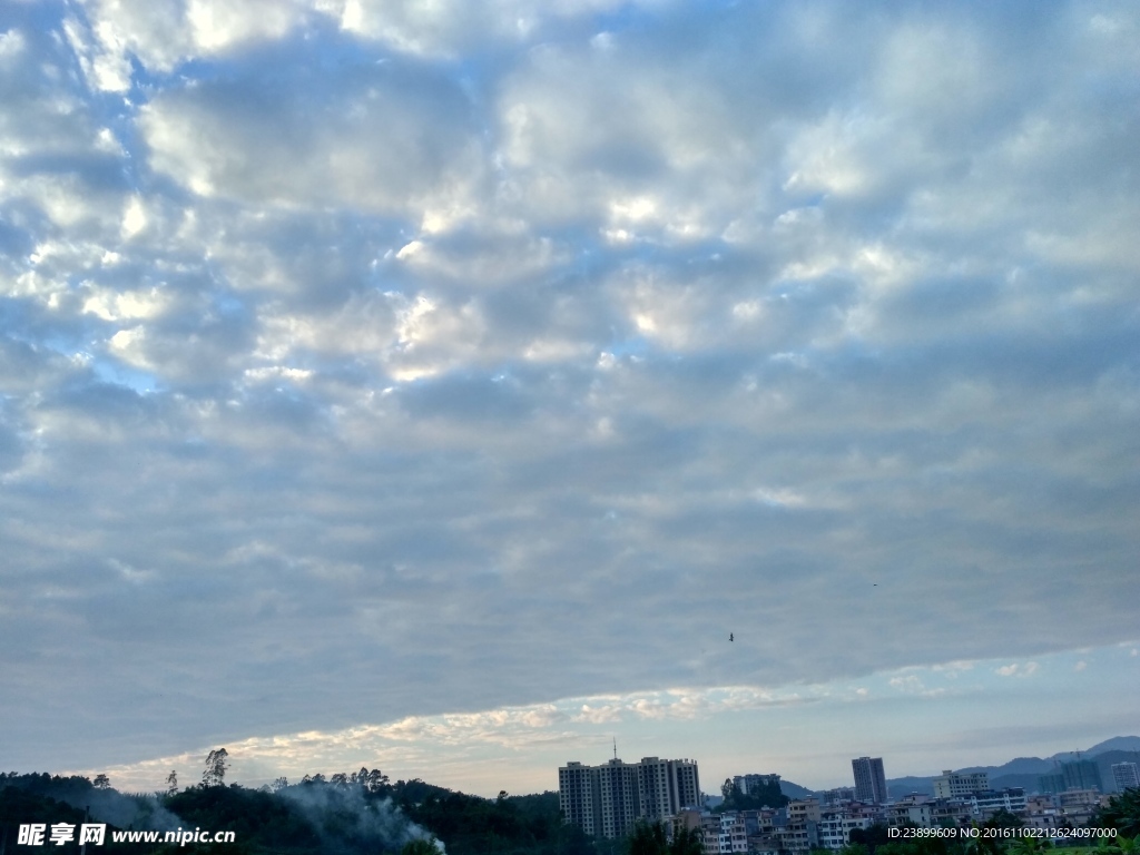 傍晚的天空