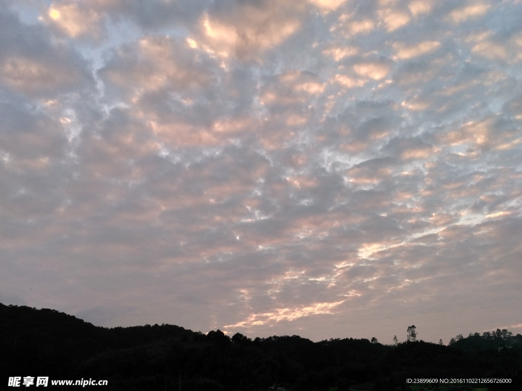 黄昏的天空