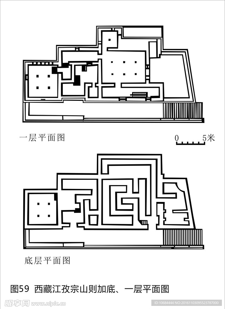 藏族建筑平面图
