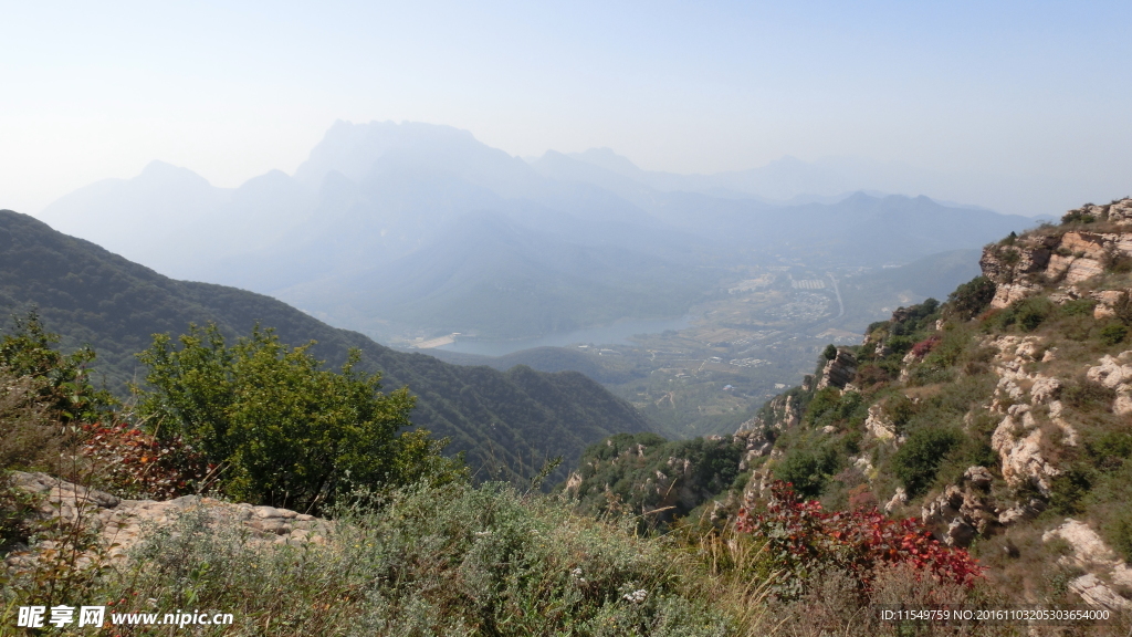 少室山秋景