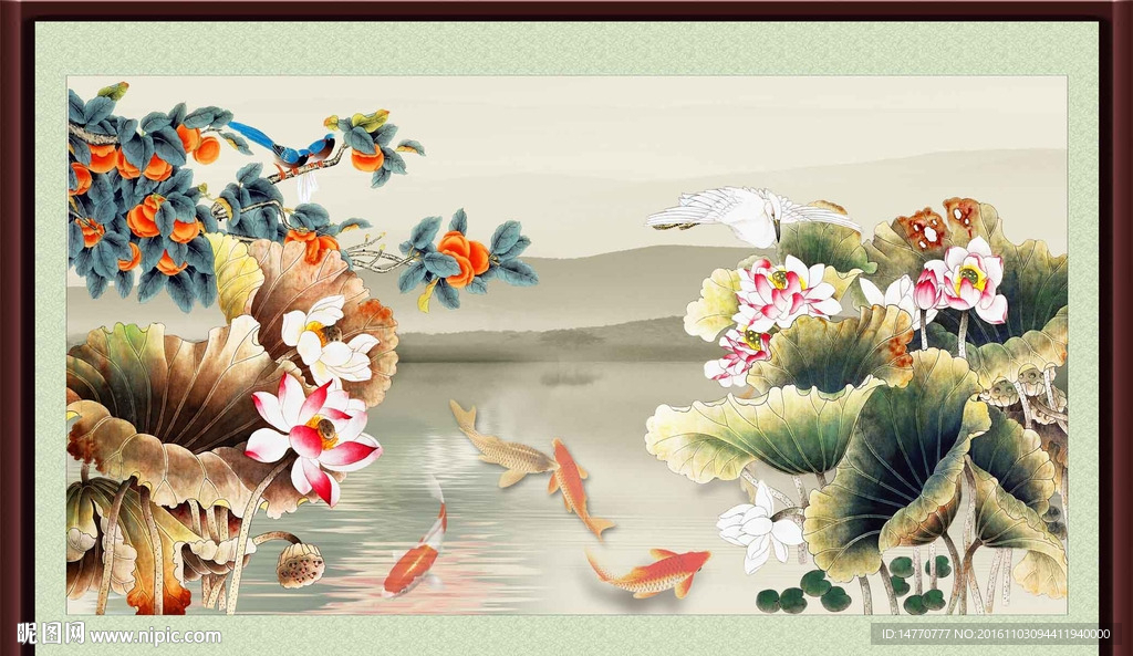荷花图