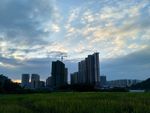 城市的黄昏