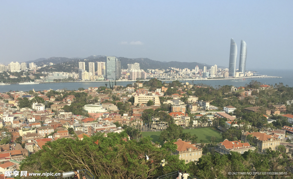 厦门鼓浪屿日光岩海岸