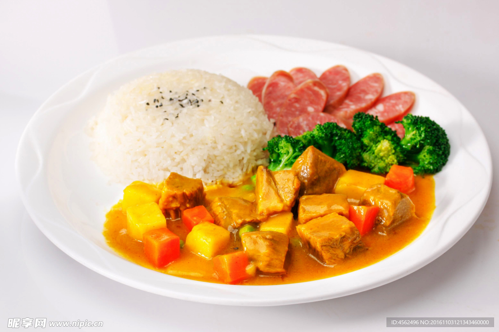 黄焖鸡米饭