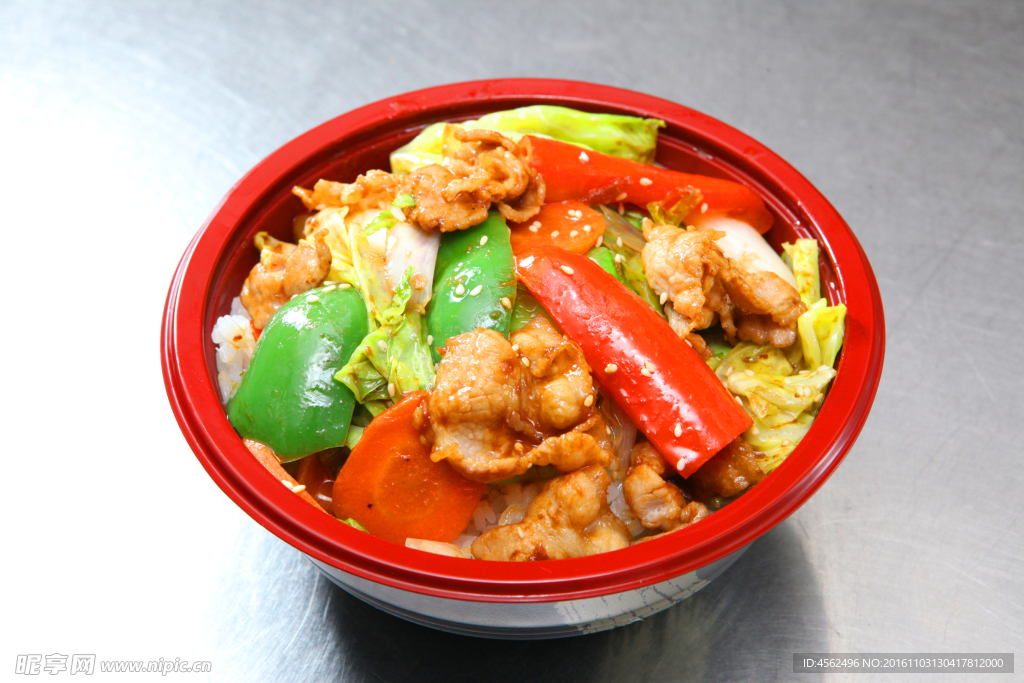 回锅肉盖饭