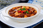 豆腐炖红烧肉