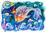 梦幻唯美双鱼座背景
