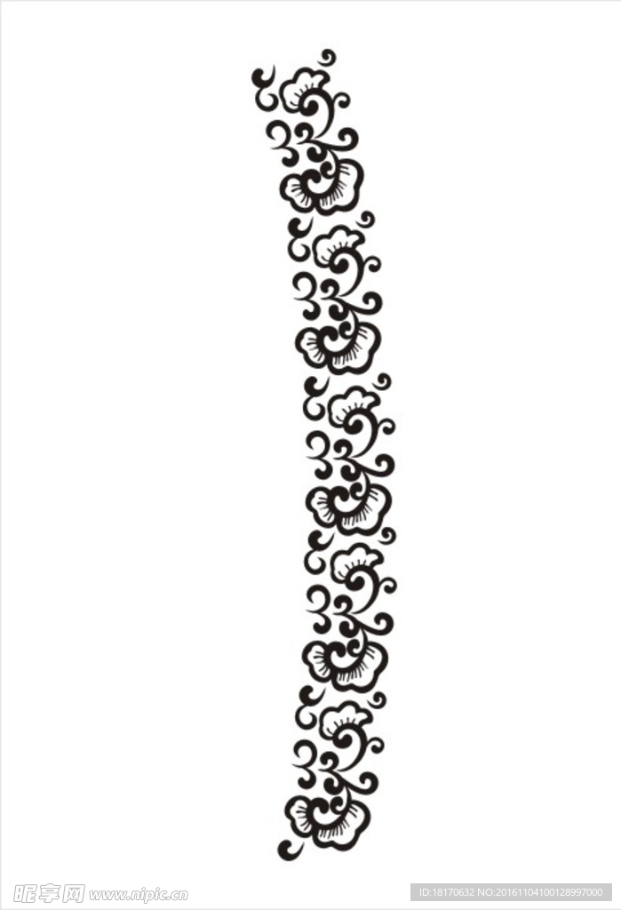 矢量花纹
