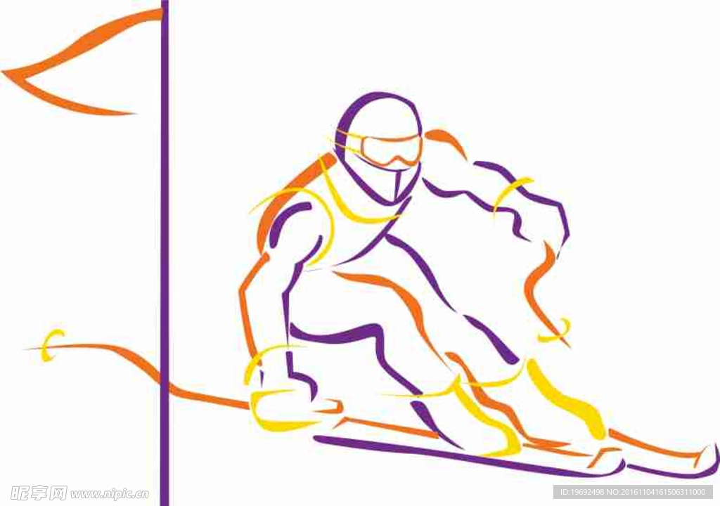 插画 矢量图  手绘 线条图